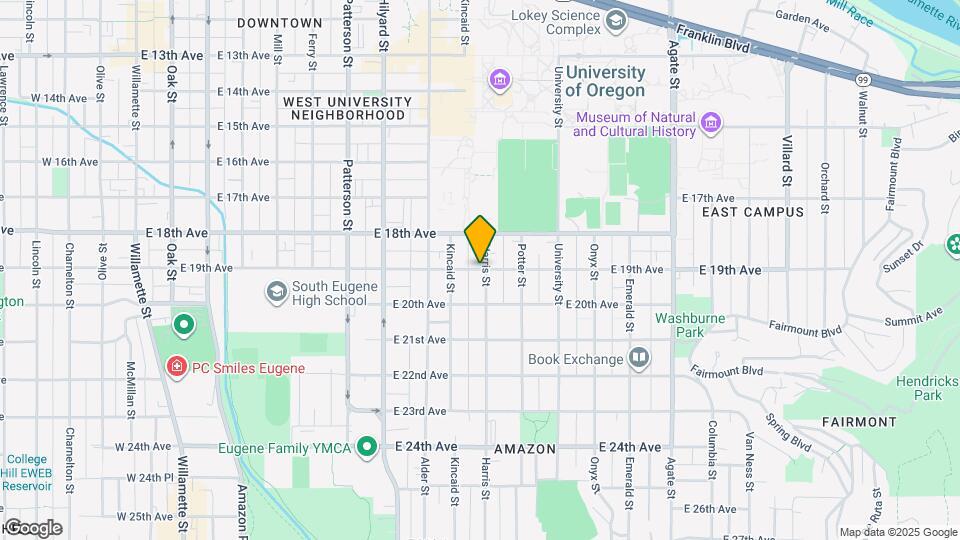 992 E 19th Ave Map and Location Details