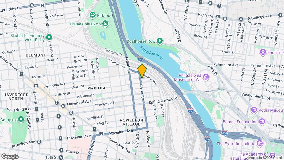 649 N 33rd St Map and Location Details