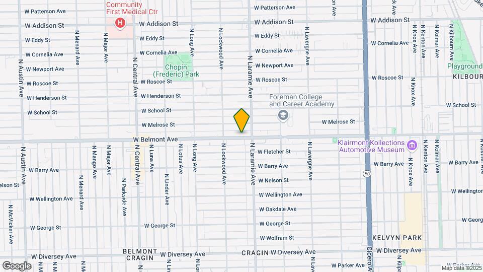5222 W Belmont Ave Map and Location Details
