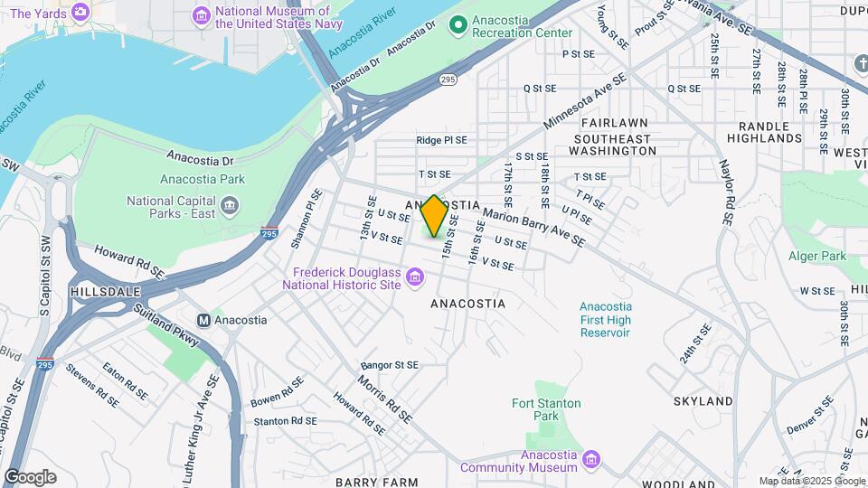 1434 V St SE Mapa y Detalles de la Ubicación