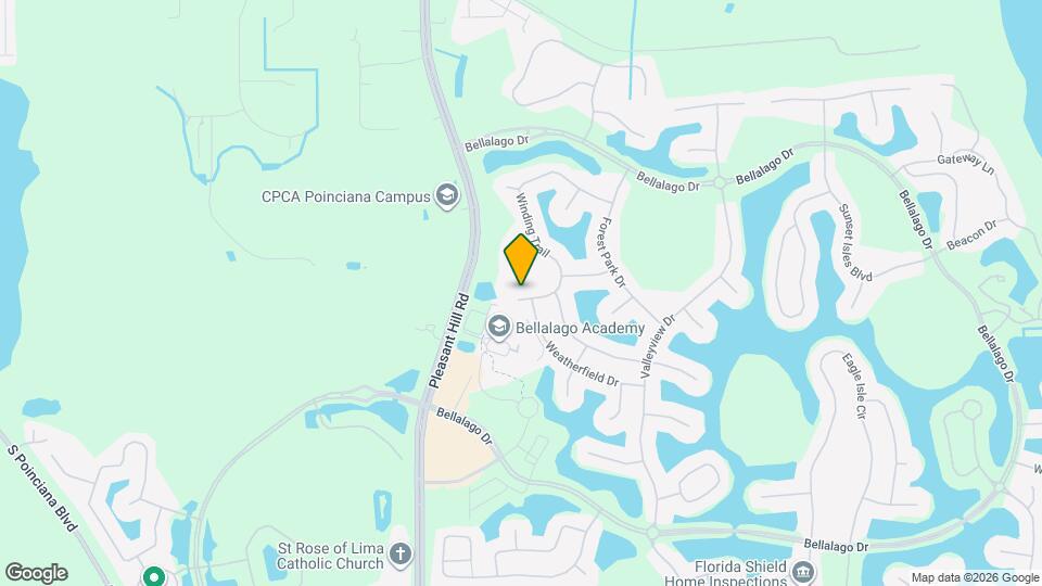 3321 Winding Trail Map and Location Details