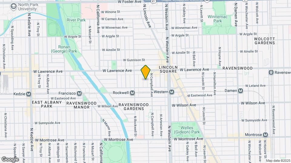 4721 N Maplewood Ave Map and Location Details