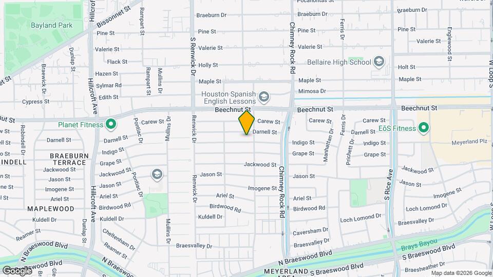 5410 Indigo St Map and Location Details