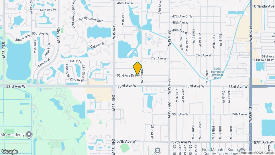 3012 52nd Ave Dr W Mapa y Detalles de la Ubicación