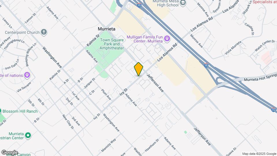 41545 Ivy St Map and Location Details