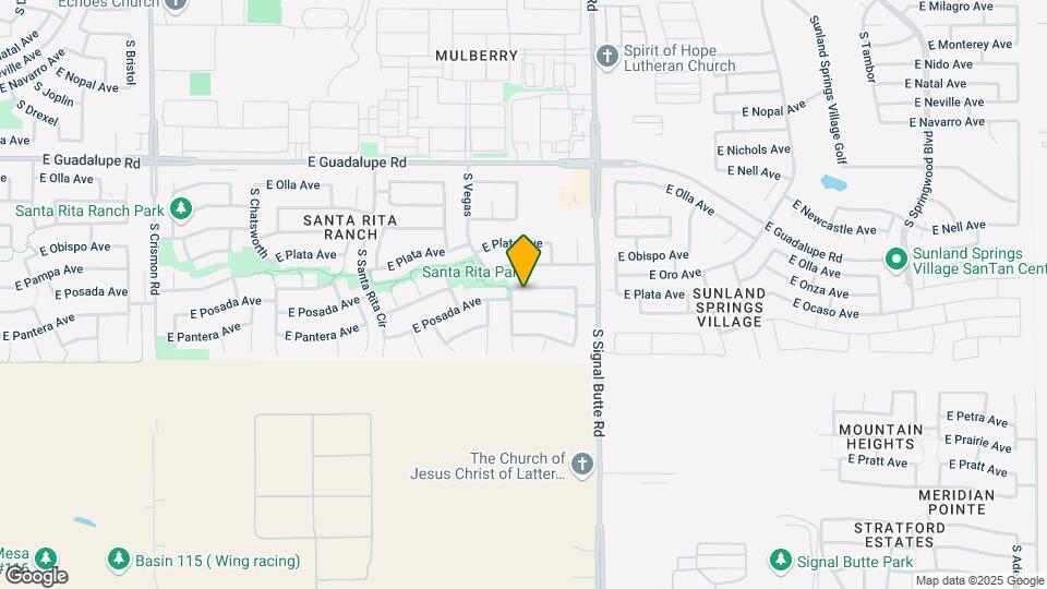 10643 E Pampa Ave Map and Location Details