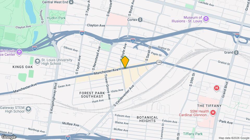 4188 Manchester Ave Map and Location Details