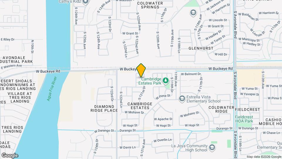 12167 W Yavapai Ln Map and Location Details