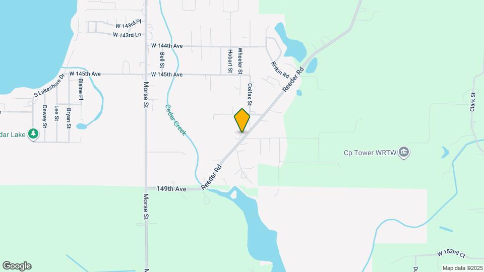 14706 Reeder Rd Map and Location Details