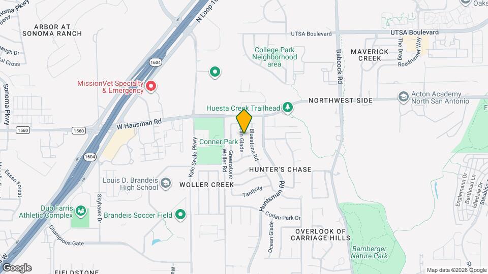 13352 Pecan Glade Mapa y Detalles de la Ubicación