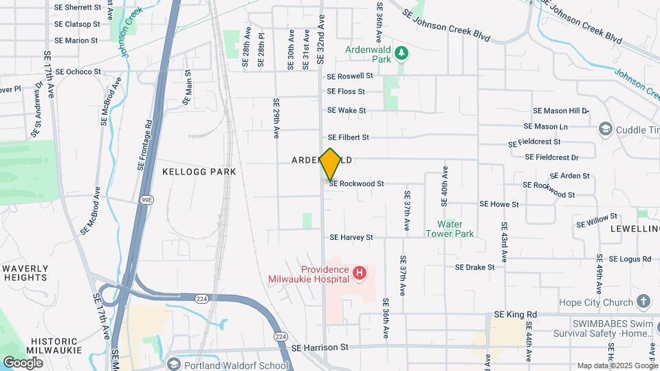 3220 SE Rockwood St, Unit 3220 Map and Location Details