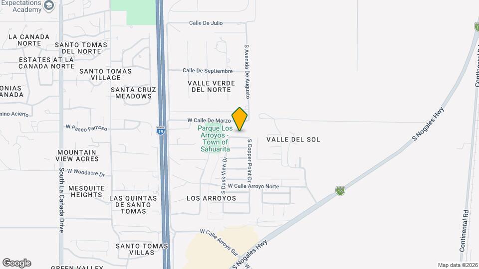 684 W Echo Mesa Dr Map and Location Details