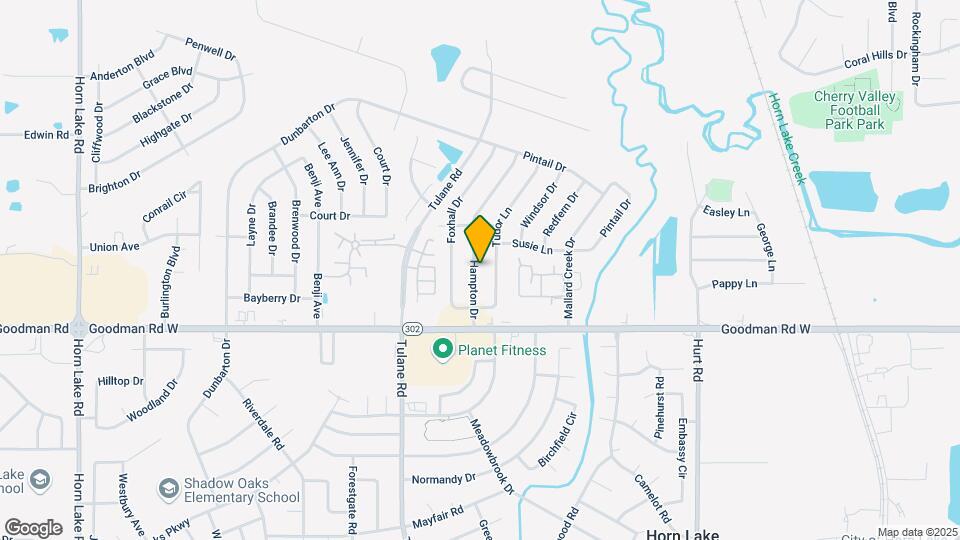 7038 Hampton Dr Map and Location Details