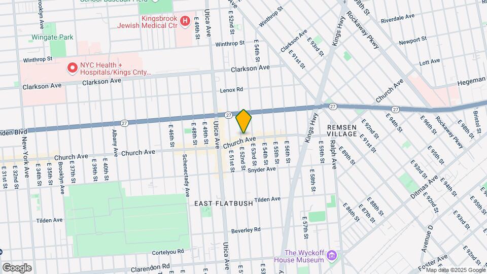 5203 Church Ave Map and Location Details