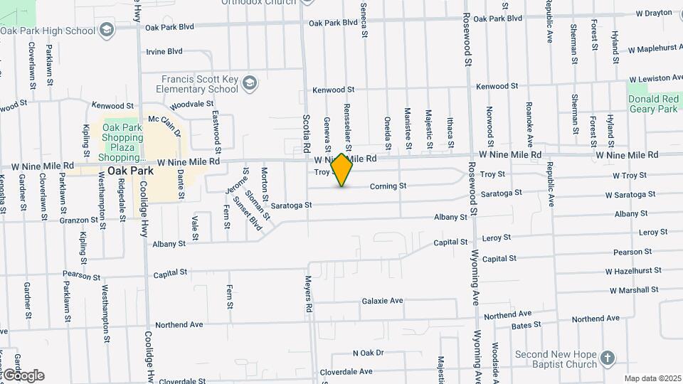 10641 Corning St Map and Location Details