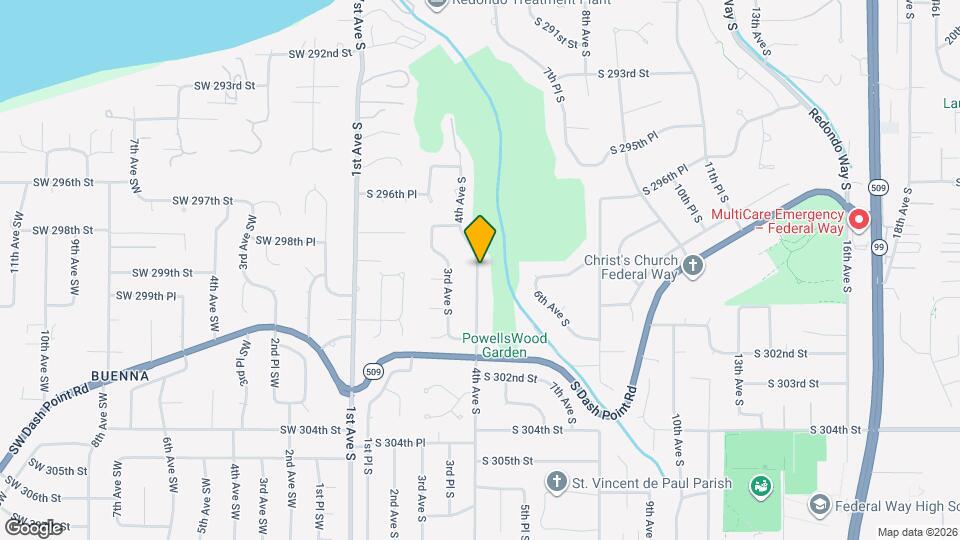 29748 4th Ave S, Unit 3 bed 2 bath Upper unit Mapa y Detalles de la Ubicación
