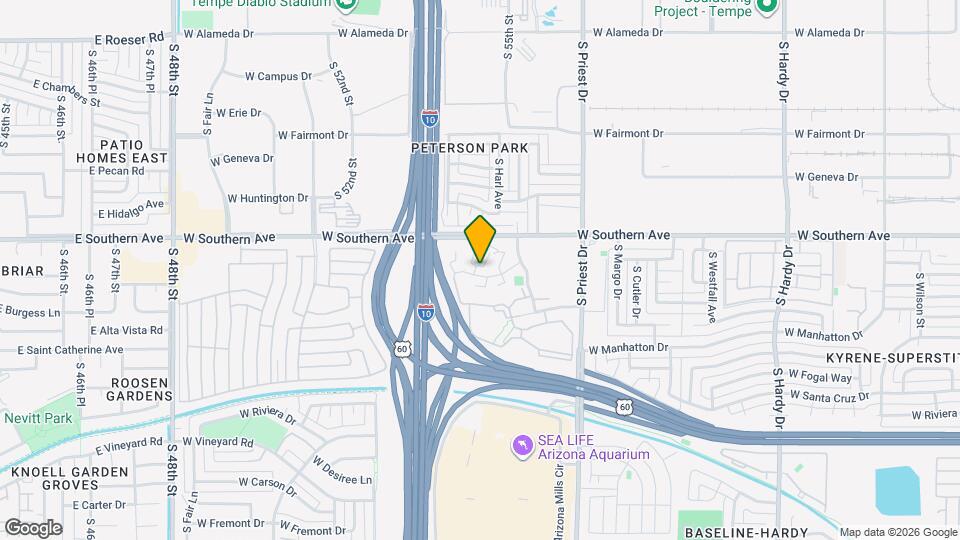 1660 W Village Way Map and Location Details