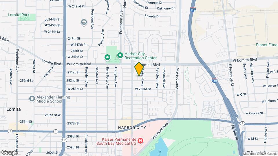 1115 252nd St Map and Location Details