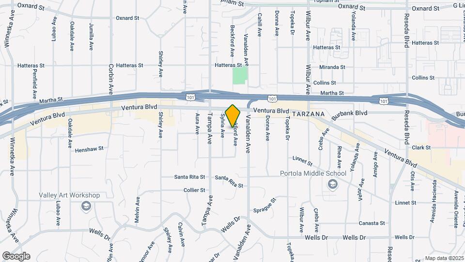 5503 Beckford Ave Map and Location Details