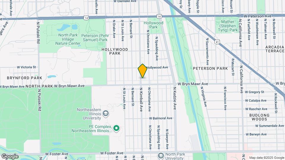 5615 N Kimball Ave Map and Location Details