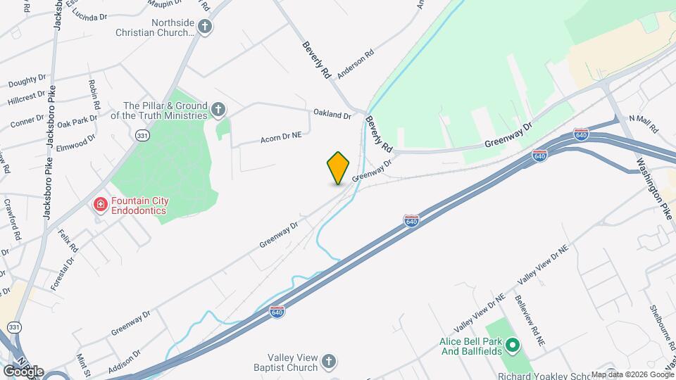 3515 Greenway Dr Mapa y Detalles de la Ubicación