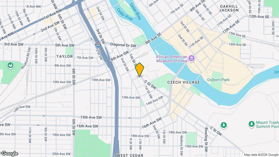 1100 1st St SW Mapa y Detalles de la Ubicación