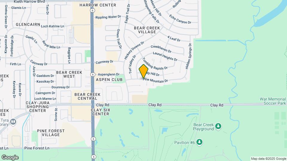 15827 Pine Mountain Dr Map and Location Details