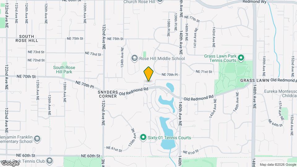 13680 NE 69th St Map and Location Details