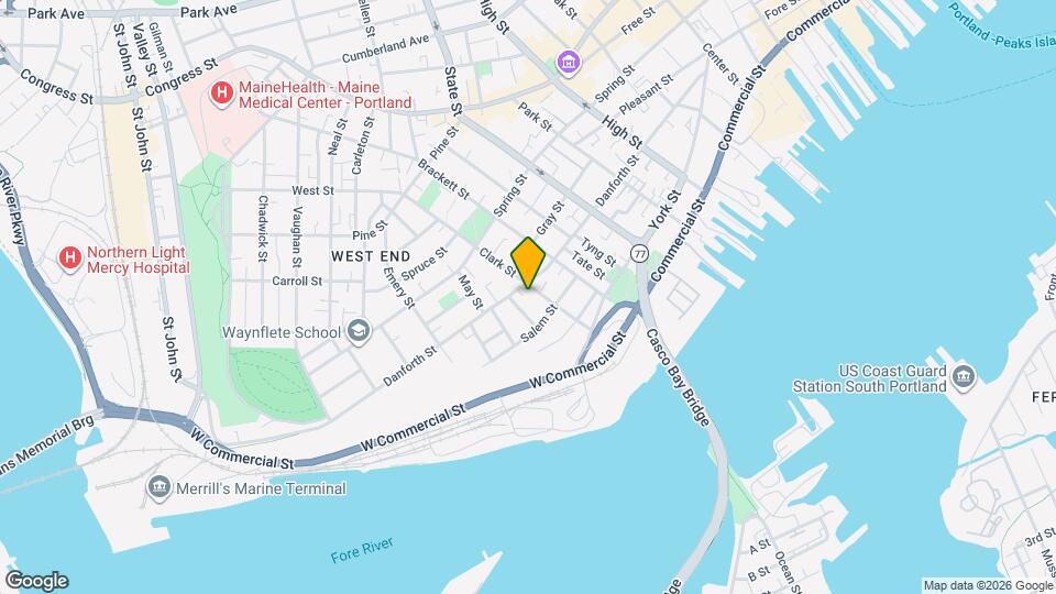 3 Danforth Pl, Unit 2 Map and Location Details