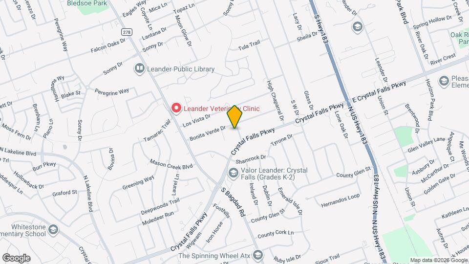 1603 Tierra Alto St Map and Location Details