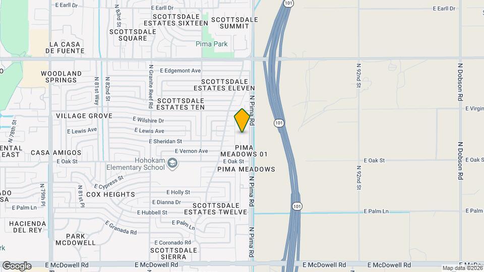 2415 N 87th Way, Unit SI ID1558675P Map and Location Details