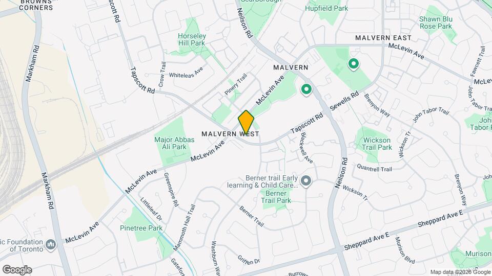 155 Tapscott Rd Map and Location Details