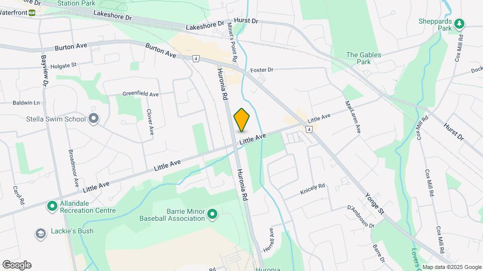 304 Little Ave Map and Location Details