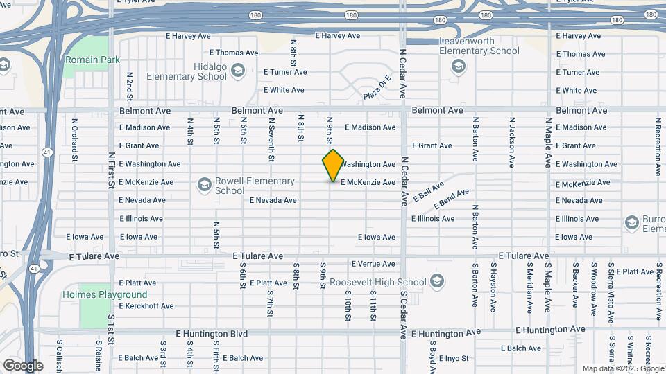 282 N 9th St Mapa y Detalles de la Ubicación