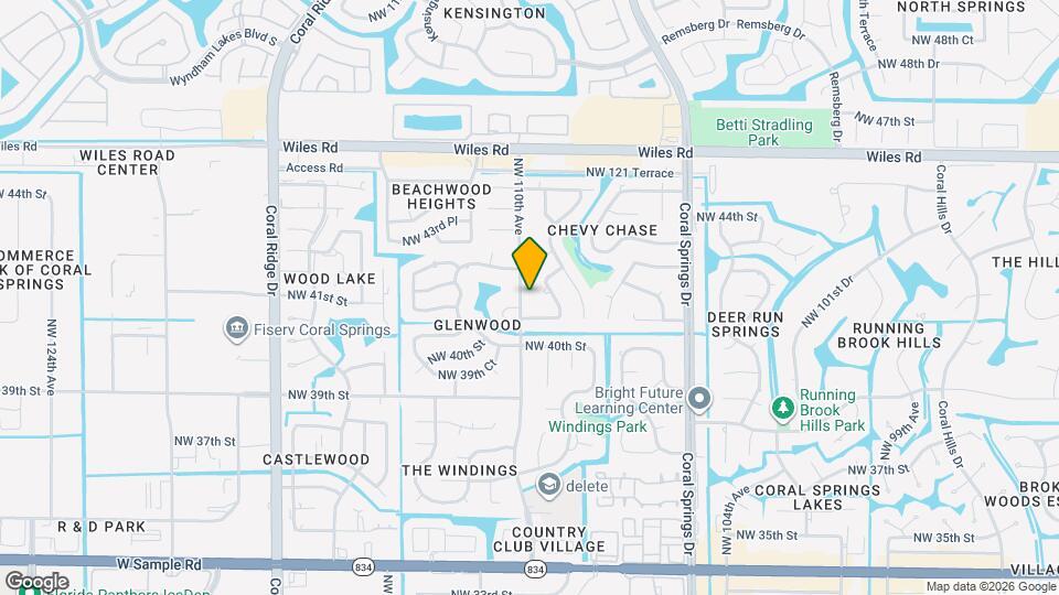 4171 NW 110th Ave Map and Location Details