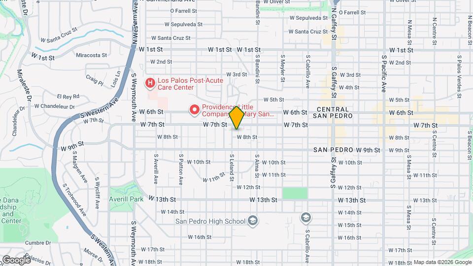 732 S Leland St Map and Location Details