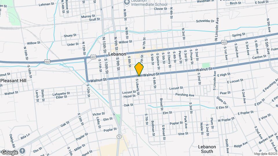 714 Walnut St Map and Location Details