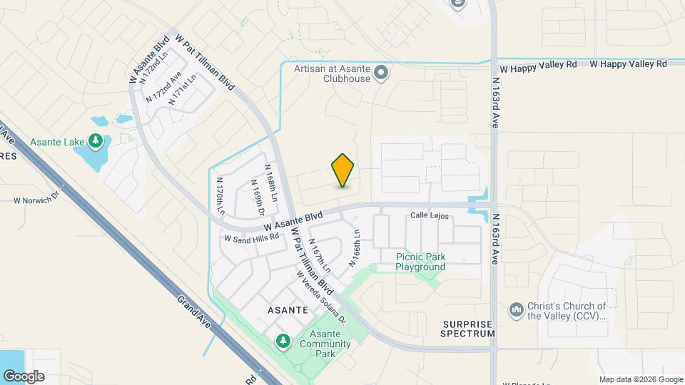 16692 W Alameda Rd Map and Location Details