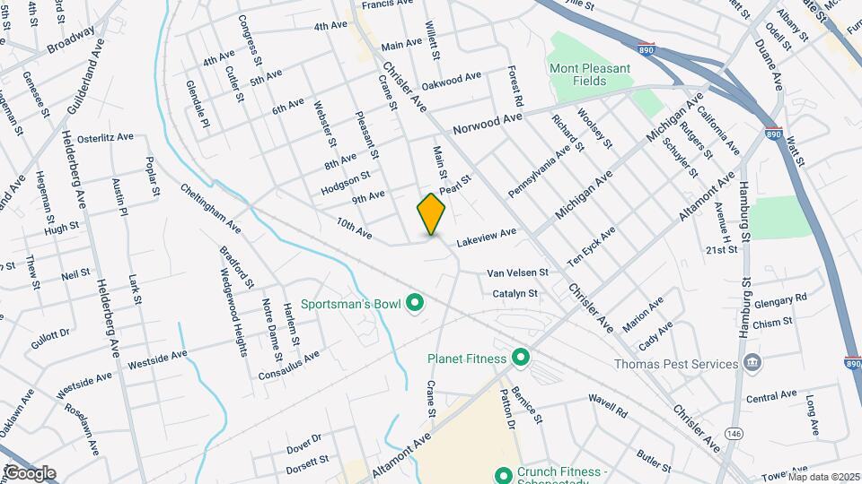 1402 Crane St Mapa y Detalles de la Ubicación