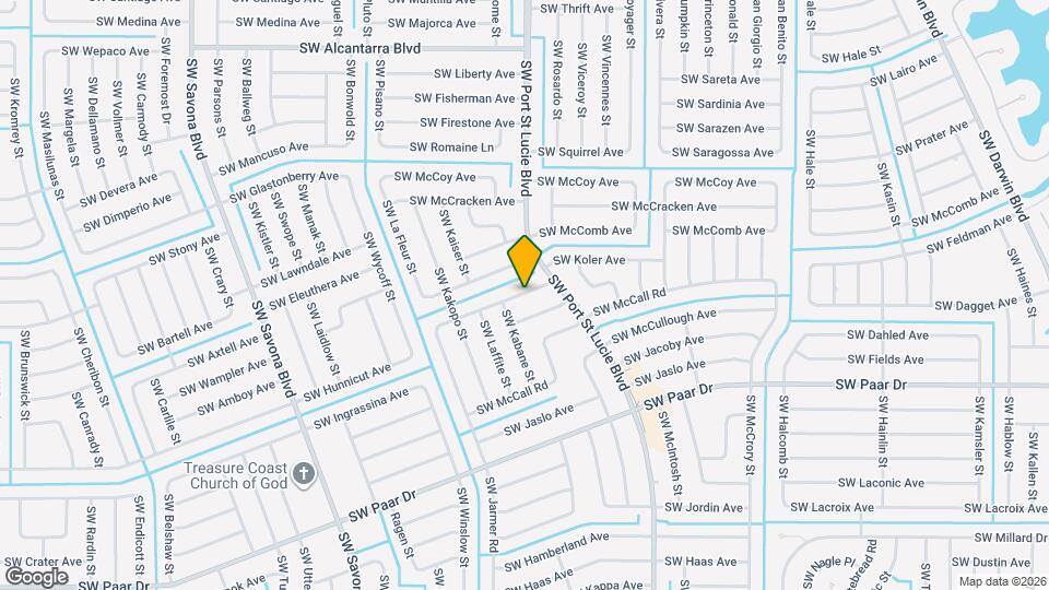 934 SW McDevitt Ave Map and Location Details