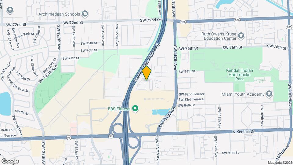 8061 SW 119th Ct Map and Location Details