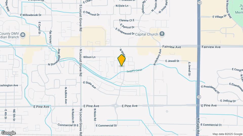 1337 N Webb Wy Mapa y Detalles de la Ubicación