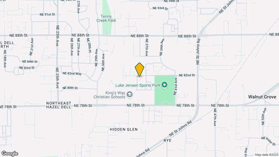 8108 NE 36th Ct Map and Location Details