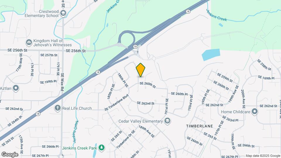 25920 188th Ave SE Mapa y Detalles de la Ubicación