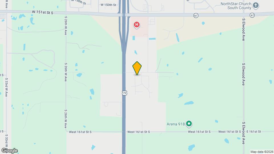 15609 S Broadway St Map and Location Details