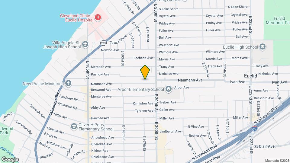 19751 Naumann Ave Map and Location Details