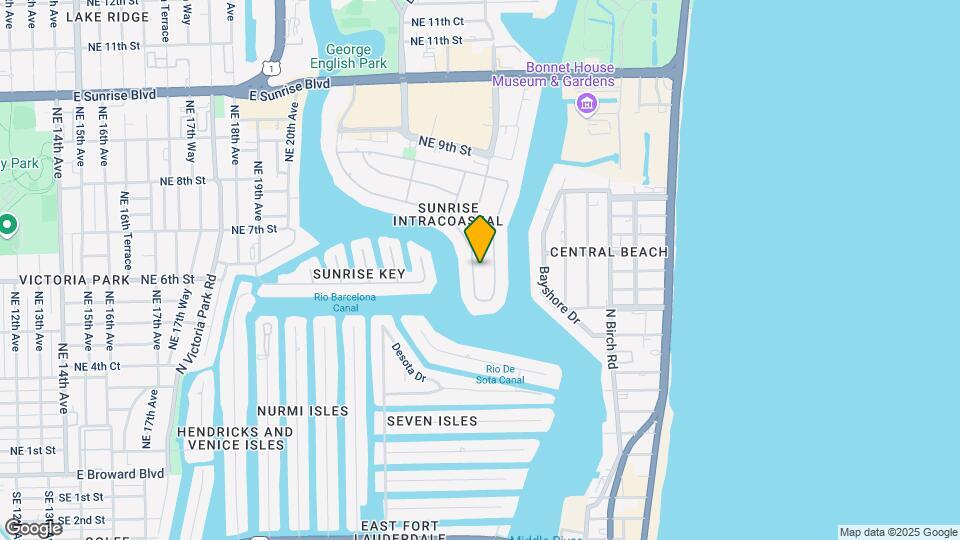 600 Middle River Dr Map and Location Details