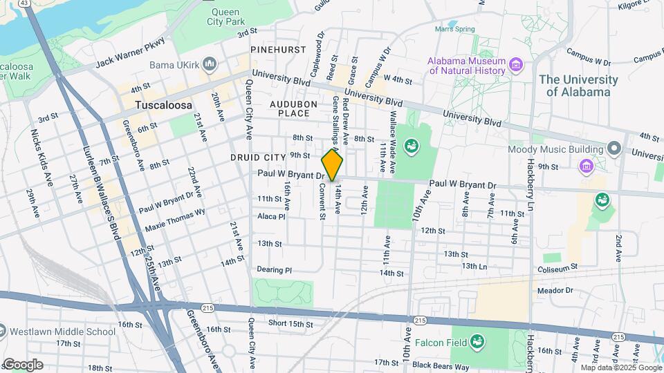 1003 Oak Ave Map and Location Details