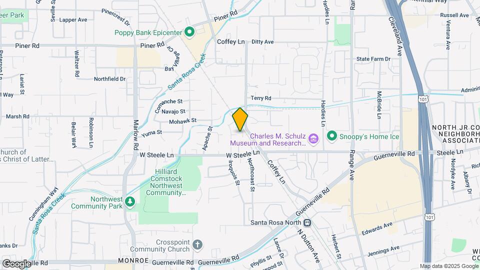 2836 Apple Valley Ln Map and Location Details