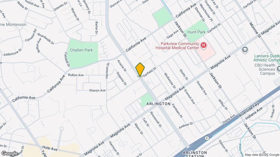 3996 Van Buren Boulevard Map and Location Details